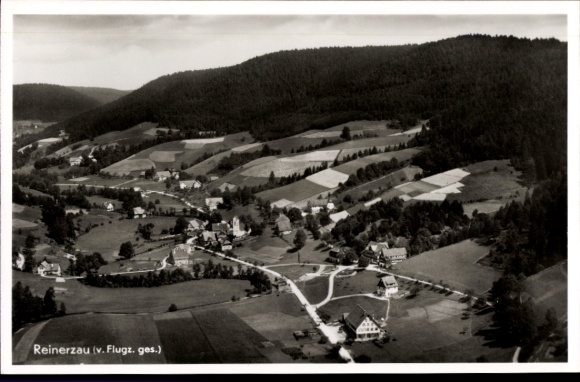Ak Reinerzau Alpirsbach im Schwarzwald, Fliegeraufnahme