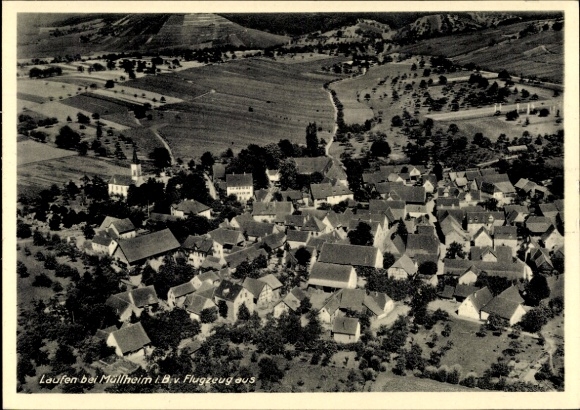 KP Laufen Sulzburg w Schwarzwaldzie, zdjęcie lotnicze