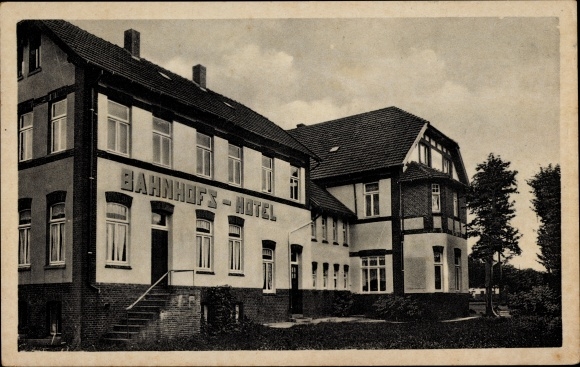 PC Barßel in Lower Saxony, train station hotel