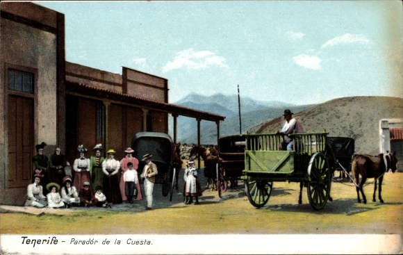 Postcard Tenerife Tenerife Canary Islands Spain, Parador de la Cuesta