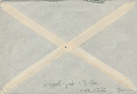 Envelope Zeppelinpost LZ 130 Graf Zeppelin, Essen - Mülheim 20.08.1939, Germany trips 1939