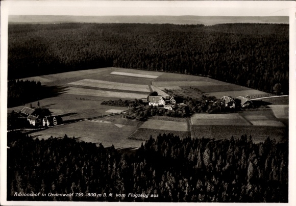 Aerial photograph of Freudenstadt in the Black Forest. Adrionshof