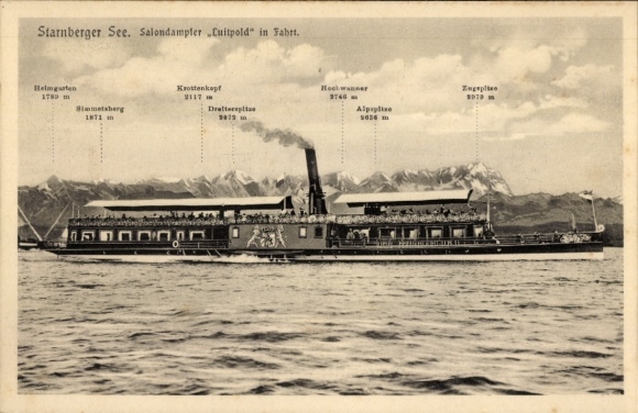 PC Starnberger See, saloon steamer Luitpold