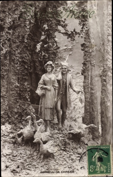 Artist PC Mastroianni, Domenico, hunter and goose-herder, allegory no. 183