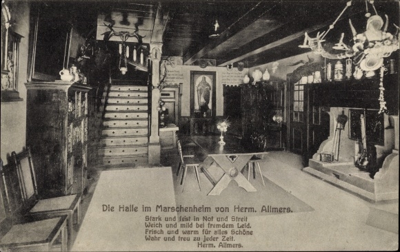 PC Rechtenfleth Hagen in Bremen Lower Saxony, Halle in Marschenheim by Herm. Allmers