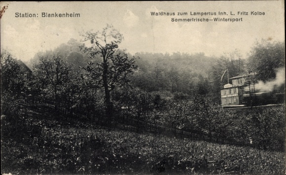 Ak Blankenheim im Harzvorland, Waldhaus zum Lampertus