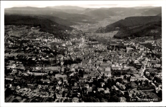 Ansichtkaart Lahr in het Zwarte Woud Baden, luchtfoto