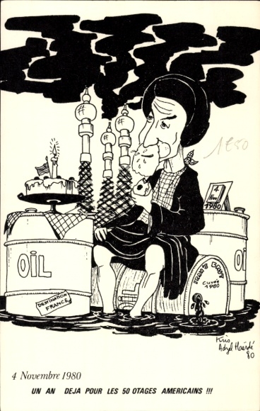 Künstler: 4. November 1980, Ein Traum für die 50 Tage Amerikas, Ayatollah Chomeini, Iran
