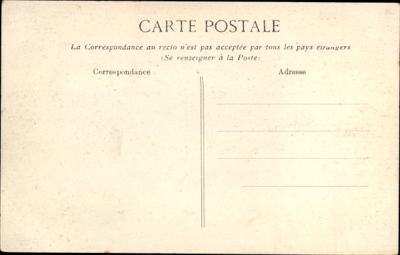Ansichtkaart Parijs XII, Rue Traversière, Rue Ledru Rollin, Crue de la Seine 1910
