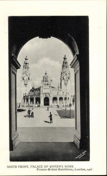 Set von 68 Ansichtskarten, London, Französisch - Britische Ausstellung 1908