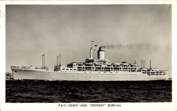 Ak-stoomboot Oronsay, Orient Line