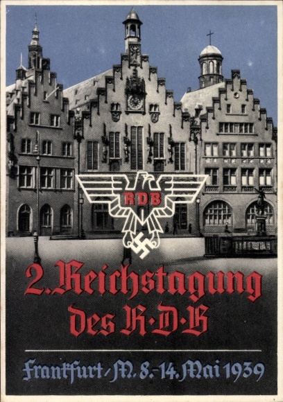 Ak Frankfurt am Main, 2. Reichstagung des RDB 1939