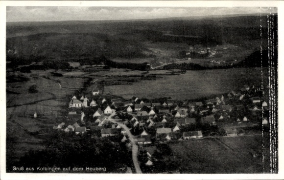 Ak Kolbingen in Württemberg, Fliegeraufnahme