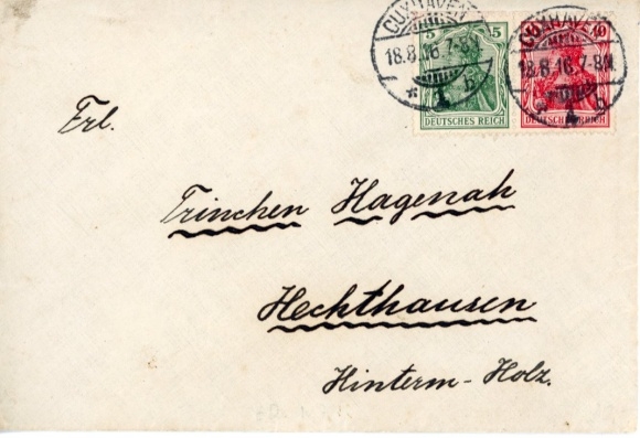 W 7 II a,a on letter