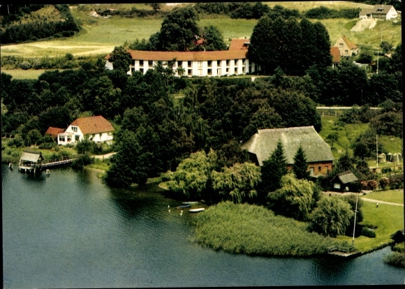 Postcard Bäk in the Duchy of Lauenburg, Christophorushaus