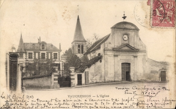 Ak Vaucresson Hauts de Seine, L'Eglise