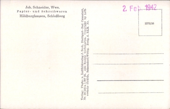 Ak Hildburghausen in Thüringen, Fliegeraufnahme