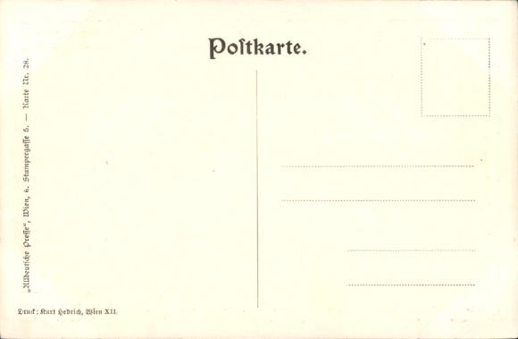 Artist Postcard Kutzer, E., Alps, Hikers