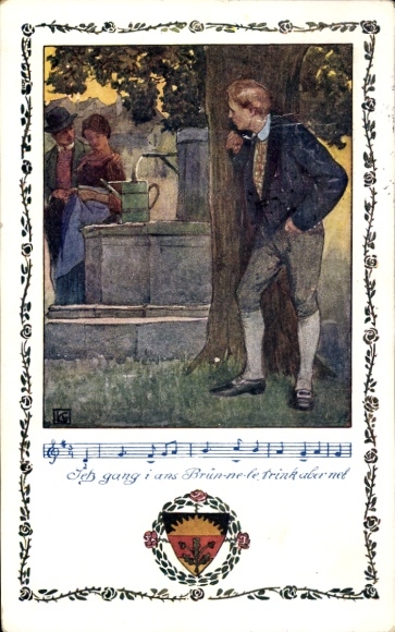 Song Postcard Jetz gang i ans Brünnele, trink aber net, Deutscher Schulverein 368
