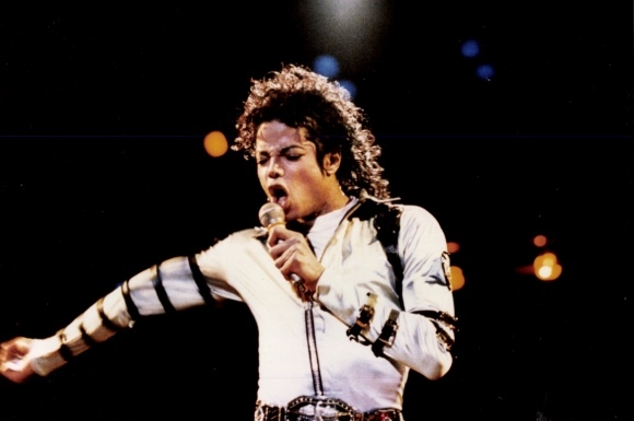 Photo singer Michael Jackson on stage