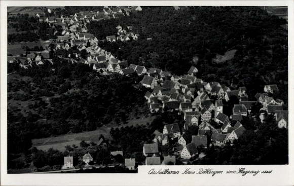 Postcard Öschelbronn Gäufelden in Württemberg, aerial photograph