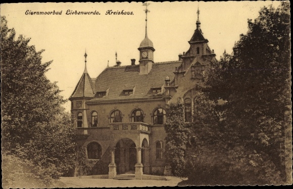 Ak Bad Liebenwerda in Brandenburg, Kreishaus