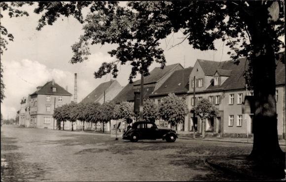 PC Sonnewalde in Lower Lusatia, market square