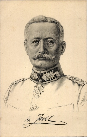 Postcard General of the Infantry von Zwehl, Conqueror of Maubeuge