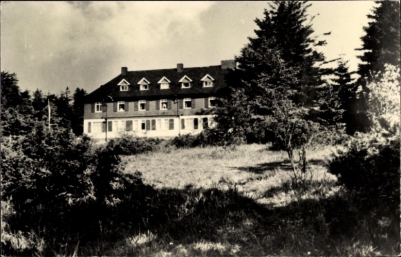 Ak Oberweid in der Rhön Thüringen, Ellenbogen, Eisenacher Haus, gebäude, natur, waldige umgebung