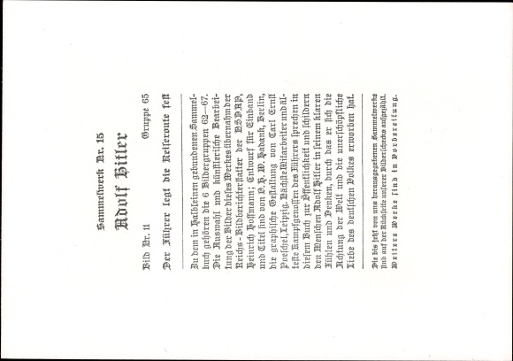 Collective picture Adolf Hitler in the car, road map, compilation no. 15 picture 11