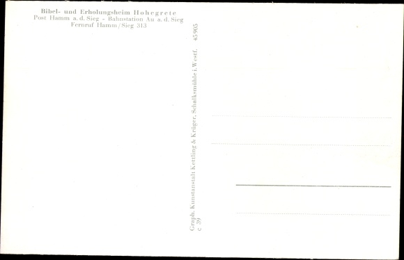 KP Splendor Hohegrete w Westerwaldzie, dom rekonwalescencji, las