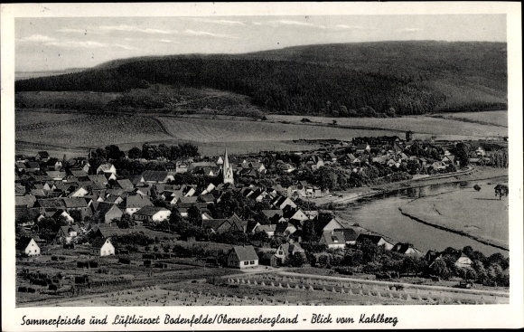 KP Bodenfelde nad Wezerą, widok z Kahlbergu