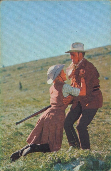 Collector's card Karl May, film scene, Winnetou III, Among Vultures, No. 187