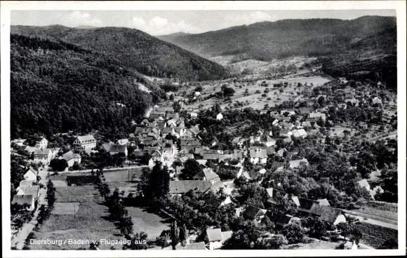 PC Diersburg Hohberg Baden, aerial photo of the place