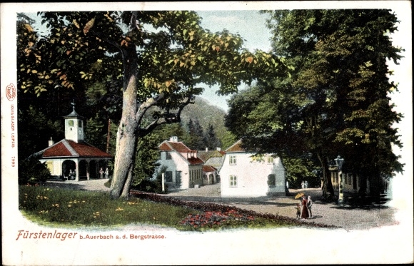 PC Auerbach Bensheim on the Bergstraße Hessen, Fürstenlager, street section