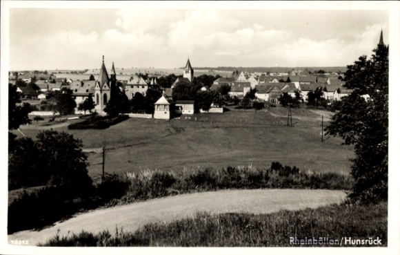 Postcard Rheinböllen in the Hunsrück, total view