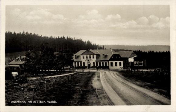 Postcard Stützerbach Ilmenau Thuringian Forest, Gasthaus zum Auerhahn