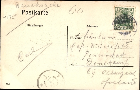 Postcard Kevelaer on the Lower Rhine, chapel square, cross tree, Mary of God, chapel of grace, crown