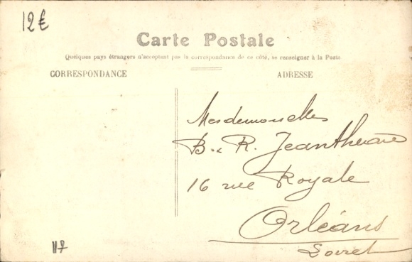 Postcard Montrouge Hauts de Seine, Hospice Verdier et Avenue Verdier