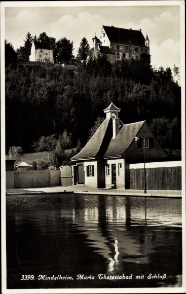 PC Mindelheim in the Lower Allgäu, Theresiabad with castle