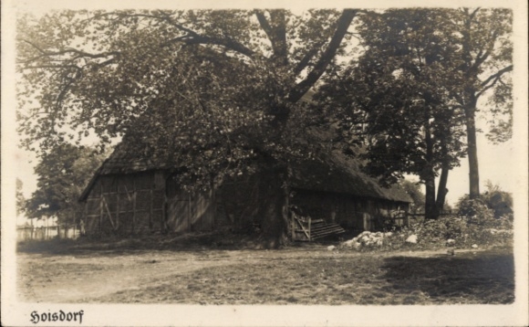 Postcard Hoisdorf in Schleswig-Holstein, Harms Gasthof