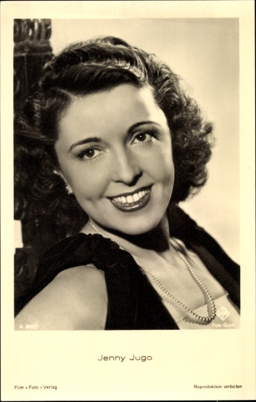 Postcard Actress Jenny Jugo, portrait