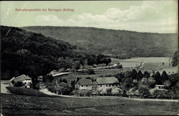 Ak Moringen in Solling Nedersaksen, Stennebergsmühle, Panorama