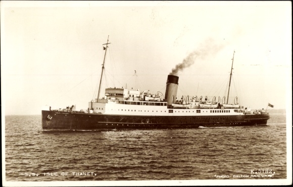 Ak SS Isle of Thanet, British Railway Ships