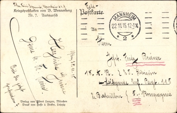 KP artysty Wennerberg, Bruno, marsz, żołnierze, kobiety, dzieci