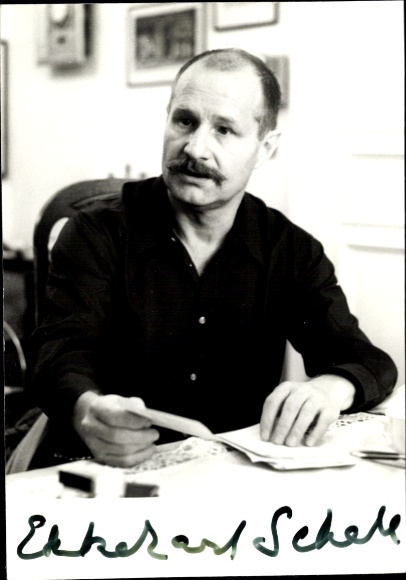 Foto Schauspieler Ekkehard Schall, Portrait, Autogramm