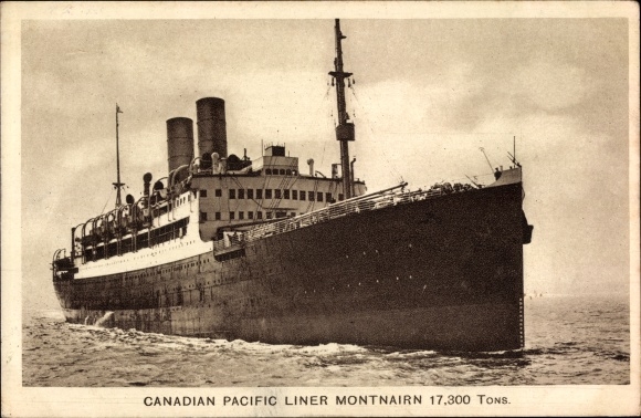 Ak Canadian Pacific Liner Montnairn, stoomboot