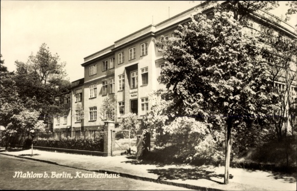 Postcard Blankenfelde Mahlow Teltow Fläming, hospital