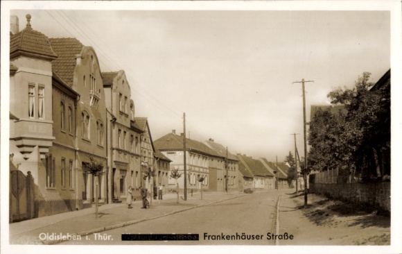 Ak Oldisleben am Kyffhäuser Thüringen, Frankenhäuser Straße