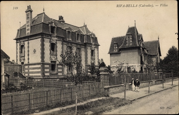 Postcard Riva Bella Calvados, Villas